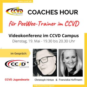 CCJD Coaches Hour – für Peewee Trainer im CCVD
