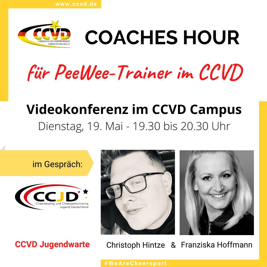 CCJD Coaches Hour – für Peewee Trainer im CCVD