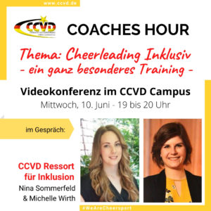 Coaches Hour zum Thema Cheerleading Inklusiv