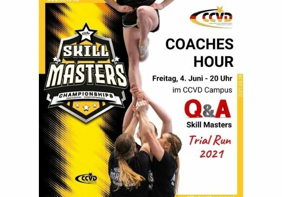 Der CCVD Fachausschuss für Wettkampfwesen lädt zur Coaches Hour „Q & A Skill Masters“