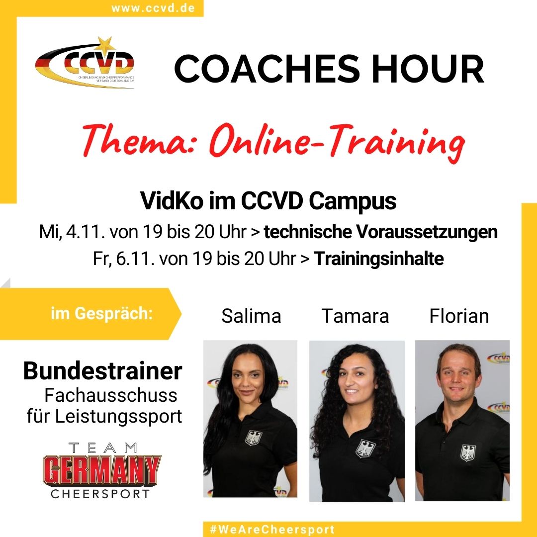Coaches Hour zum Thema Online Training